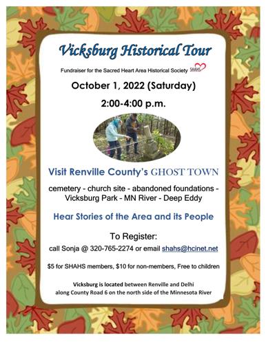Vicksburg Historical Tour (register before Oct. 1) | Calendar |  willmarradio.com