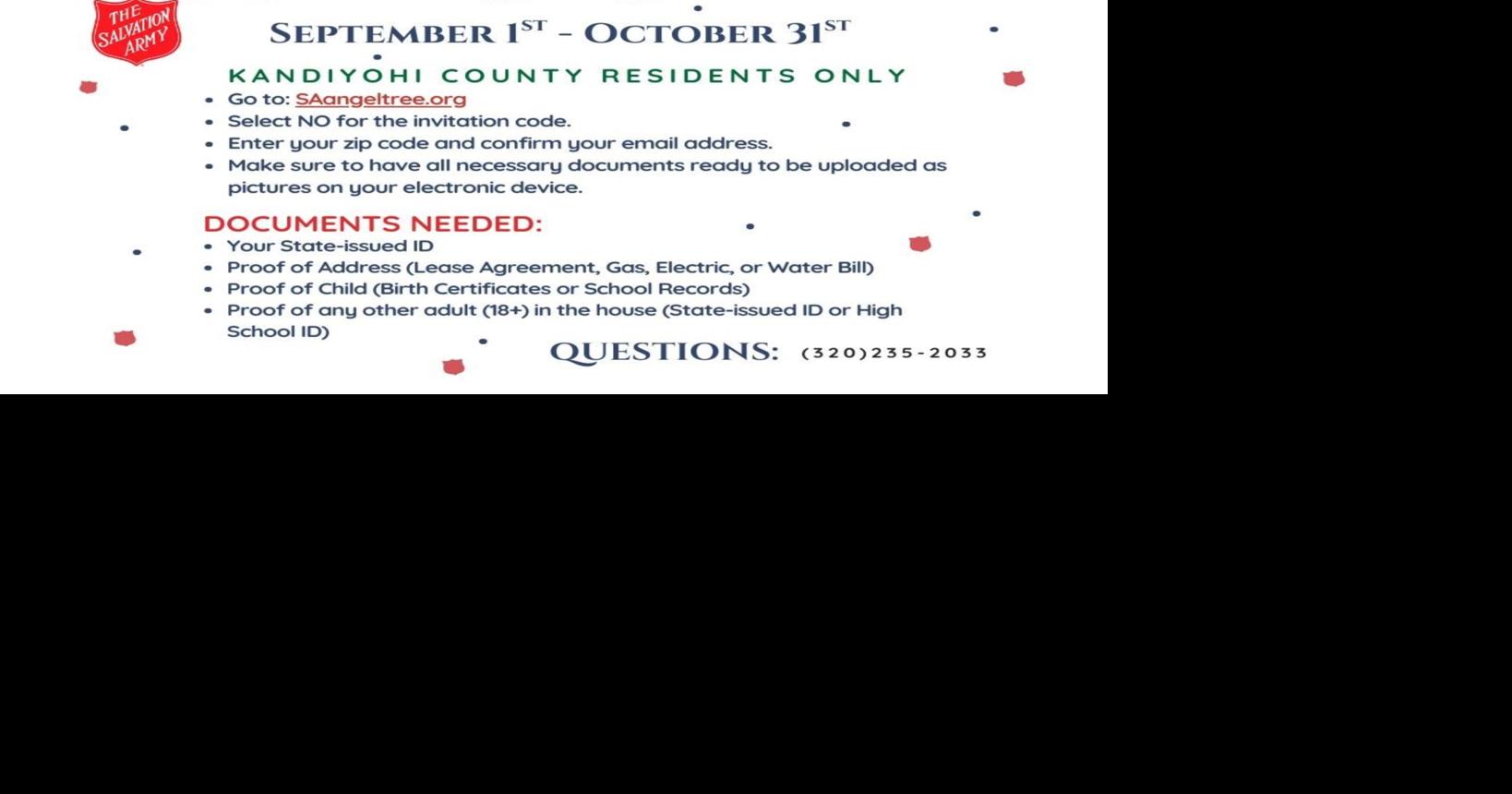 Salvation Army's Angel Tree Program Sign-up (now thru October 31 ...