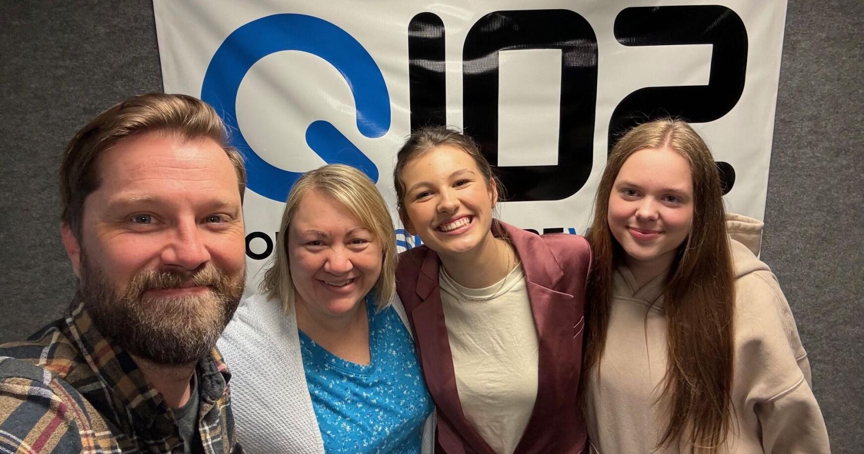 Listen On Demand: Sienna from Germany is an exchange student at Willmar High School and joined us at Q102 with her friend Ava - Vimarsana News