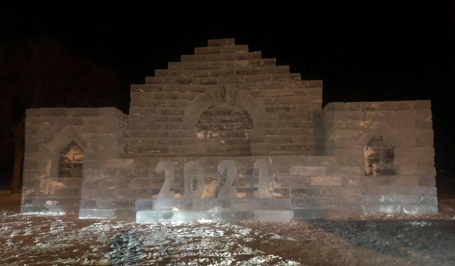 Spicer Ice Castle completed News