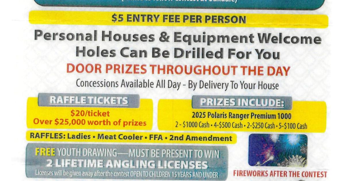 Ice Out Raffle 2026 Ice Fishing Contest & Raffle | Calendar | willmarradio.com