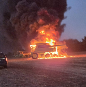 Fires in Meeker County destroy sauna, farm equipment