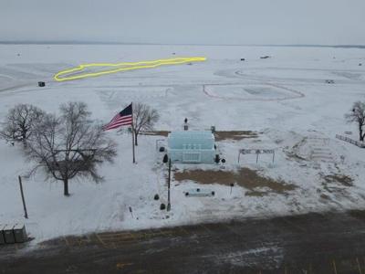 Ice hazardous area