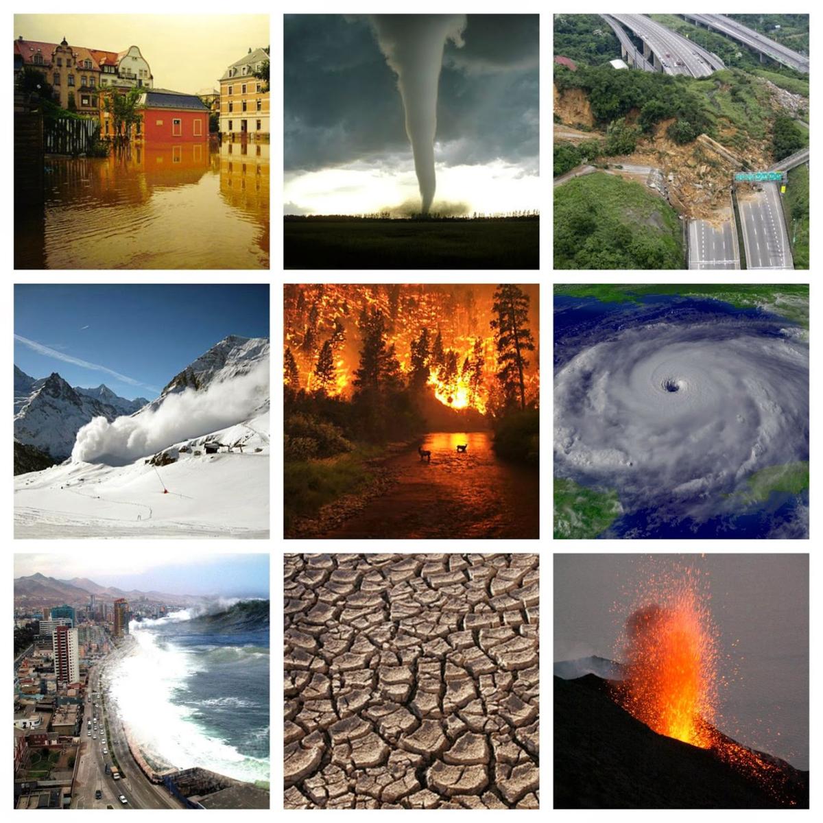 Resultado de imagen para natural disasters collage