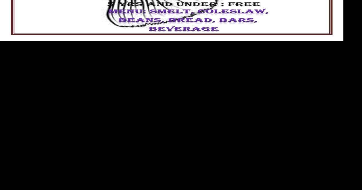 Smelt Fry United Lutheran Church Lake Lillian Community Calendar