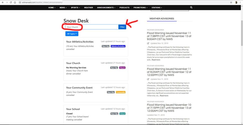 New look for Operation Snow Desk / Rain Check News