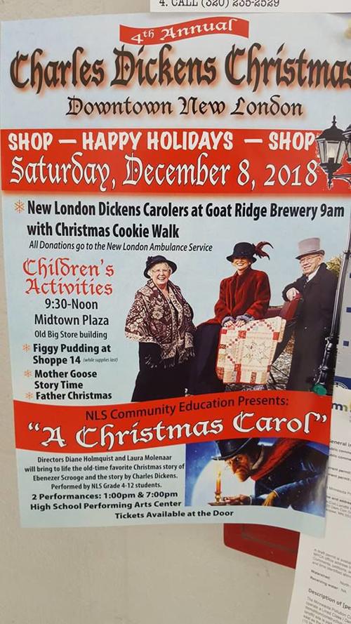 Charles Dickens Christmas In New London Saturday News Willmarradio Com They will not be notified. willmar radio home