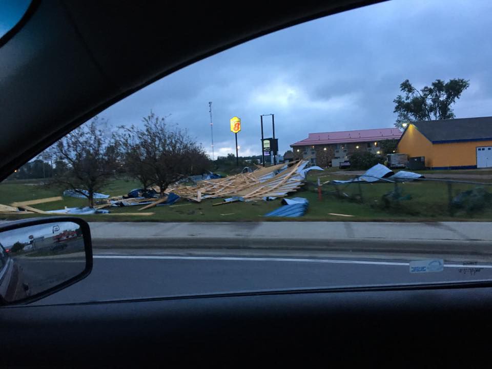 Storms move through the area...Sunburg and Belgrade pummelled News