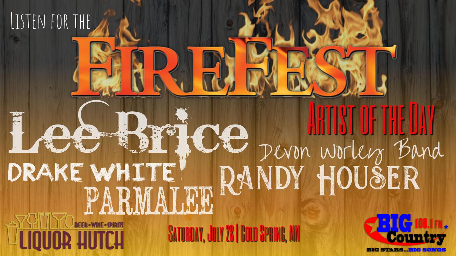 Win Tickets to FireFest! Big Country 100.1 FM