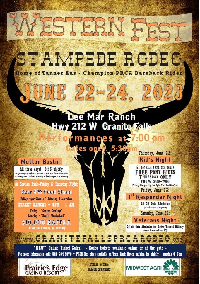 Western Stampede Rodeo (Thursday, June 22 thru Saturday, June 24) | Calendar | willmarradio.com