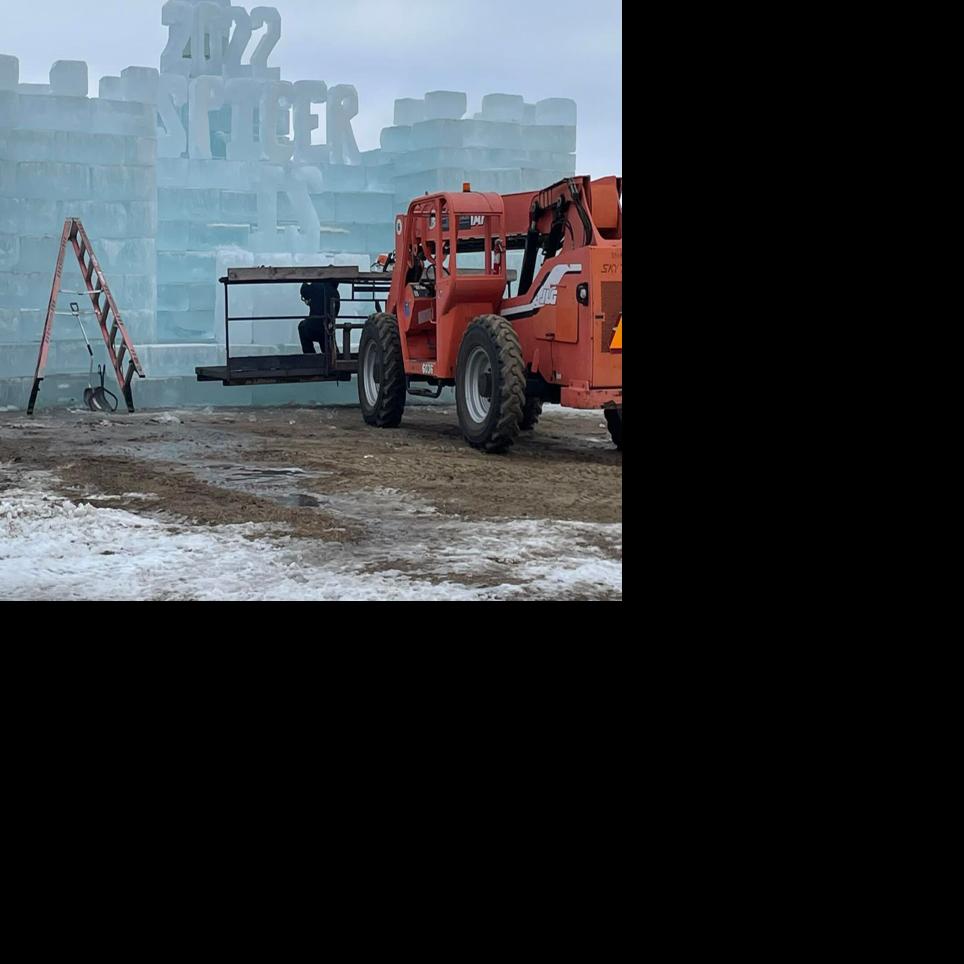Work begins on 2023 Spicer Winterfest Ice Castle News