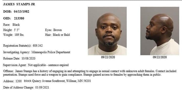 Sex Offender Relocates To Willmar News Willmarradio Com
