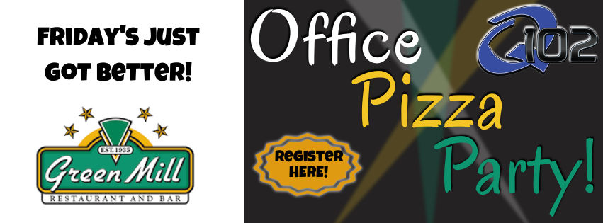 Win A Green Mill Office Pizza Party Q102 Willmarradio Green Mill Pizza Party