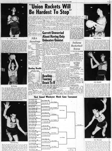 A Classic Sports page from The Winchester Journal-Herald - Feb. 22, 1966