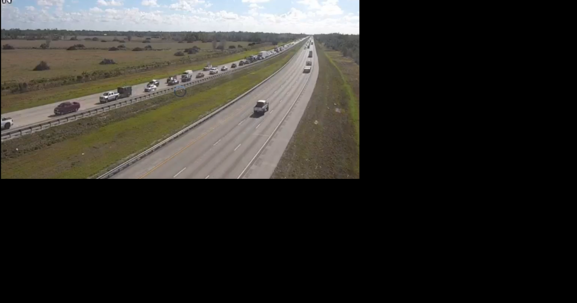 Florida Highway Patrol utilizes PIT maneuver to stop stolen car on I-75 in Lee County