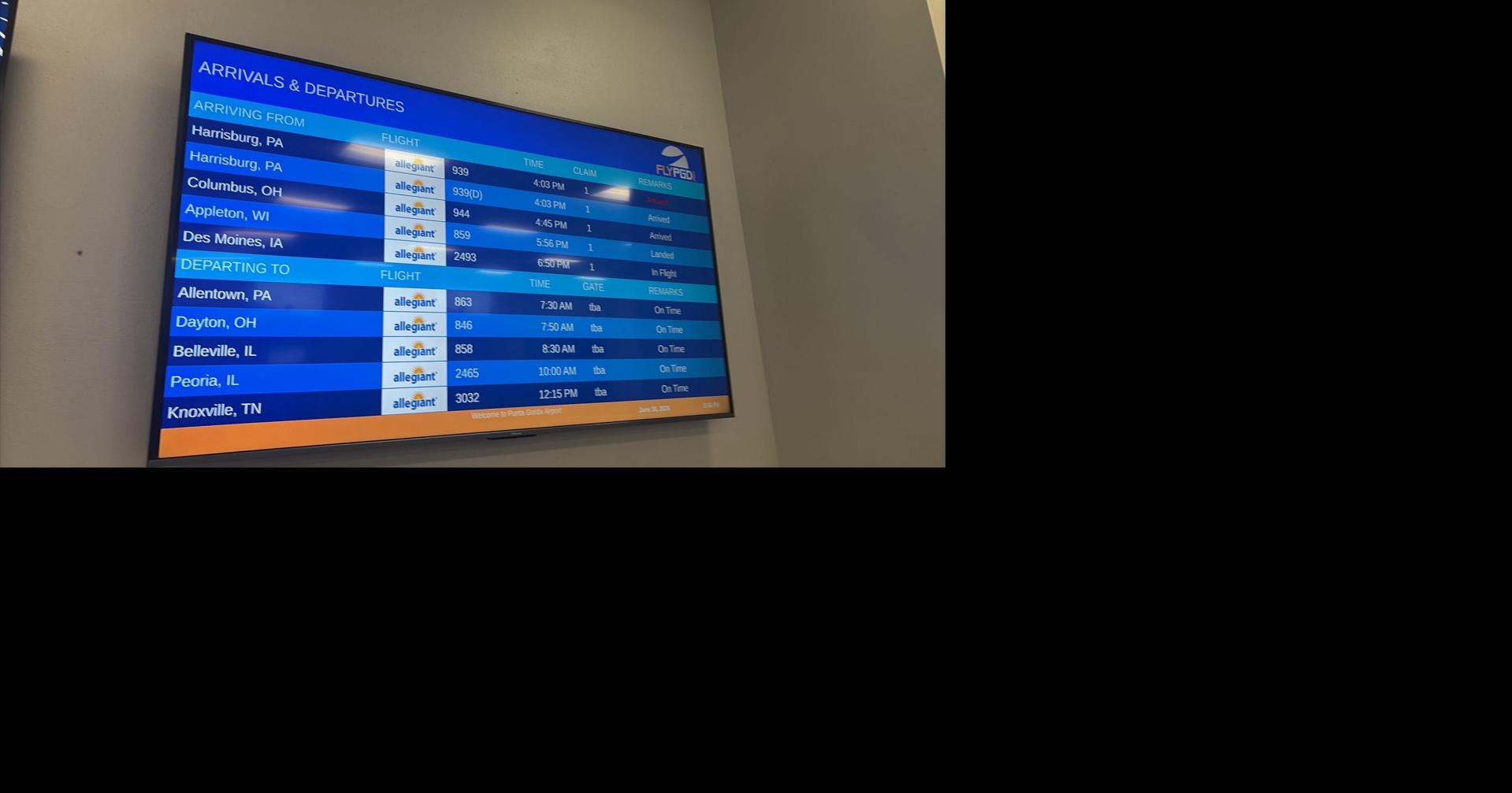 Allegiant Airlines shifting Punta Gorda Airport operations to partner company