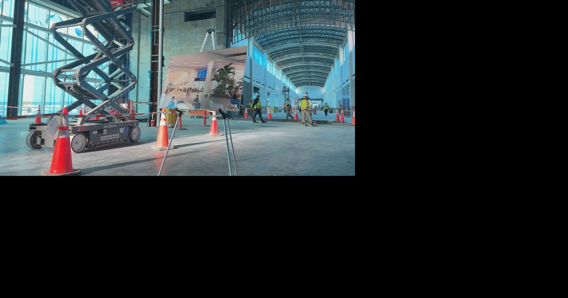 A look inside construction on RSW's new Concourse E facility