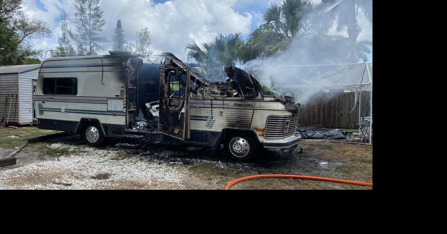 RV destroyed by fire in Cape Coral | Lee County | winknews.com