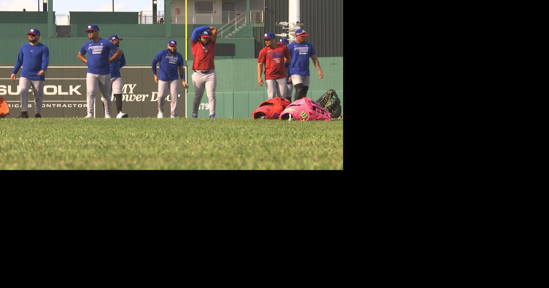 Team Puerto Rico plays Red Sox ahead of World Baseball Classic