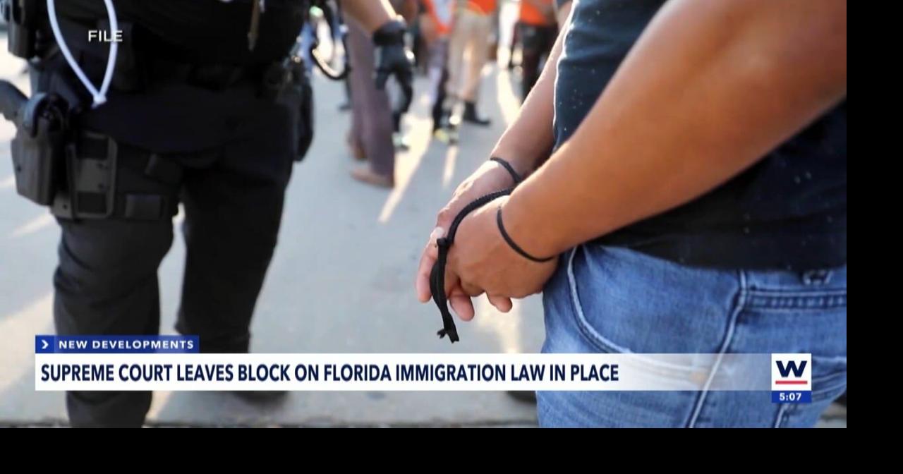 Florida immigration law on hold, state relies on federal partnerships