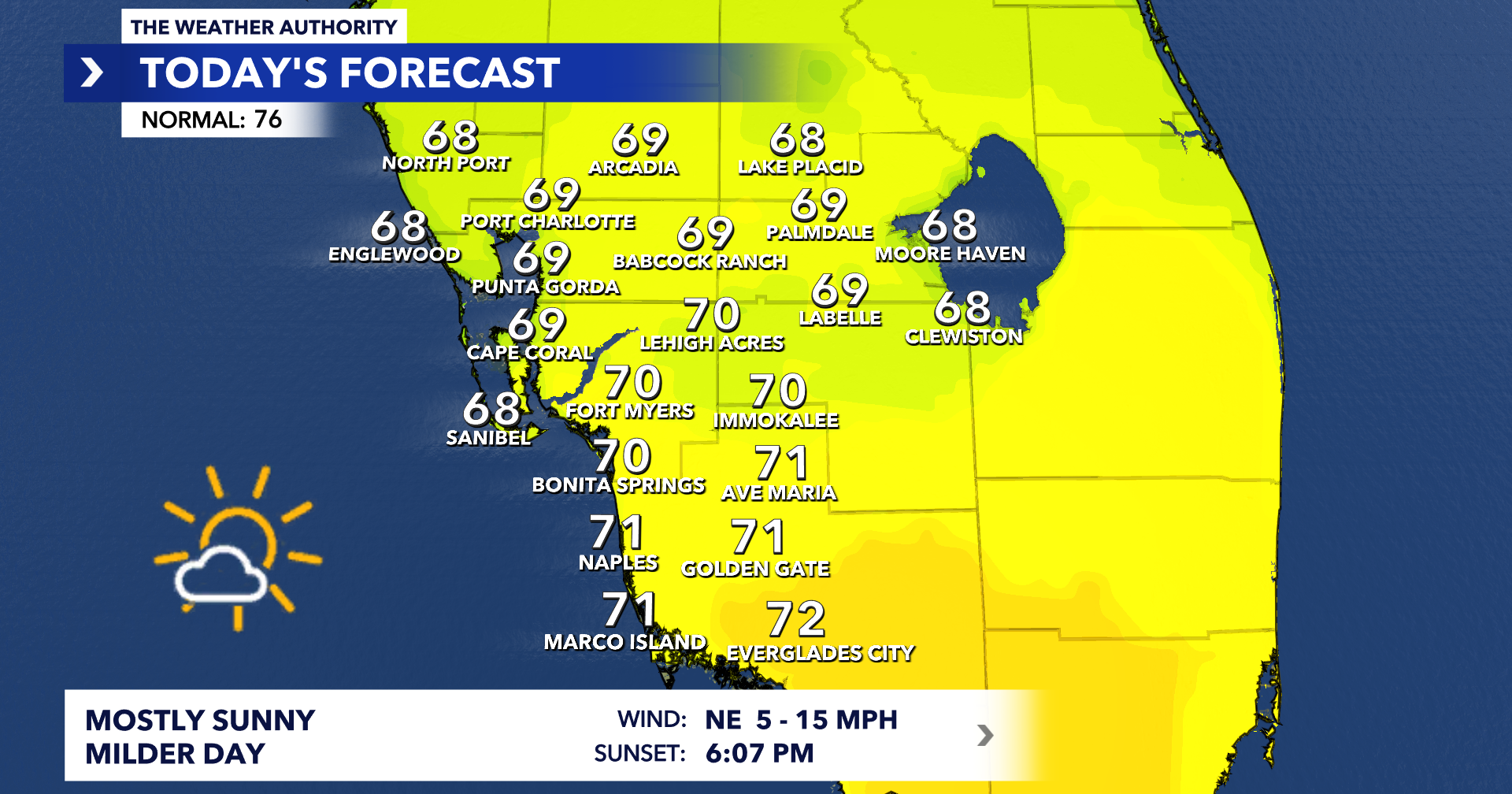 A chilly start gives way to a milder Thursday afternoon