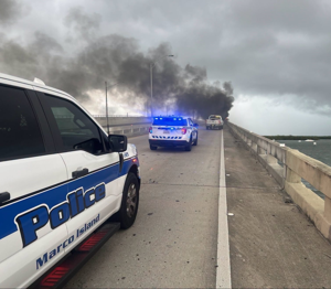 Northbound Lane of Jolley Bridge Closed Due to Vehicle Fire