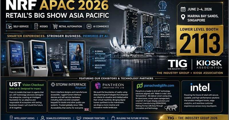 NRF Singapore 2026: Top Retail Automation Trends & Kiosk Association Booth #2113