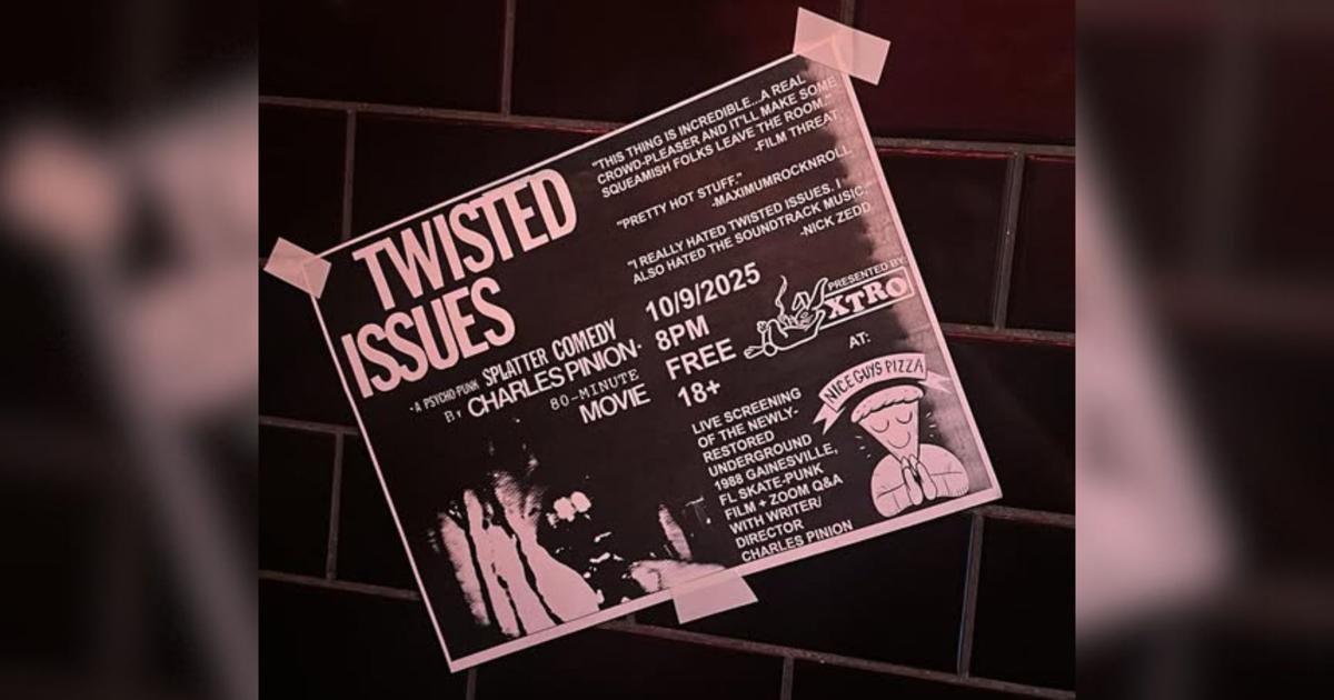 Nice Guys Pizza in Cape Coral to host restored screening of ‘Twisted Issues,' 1988 indie psycho-punk splatter comedy film Oct 8, 2025 Oct 8, 2025 Updated 18 sec ago