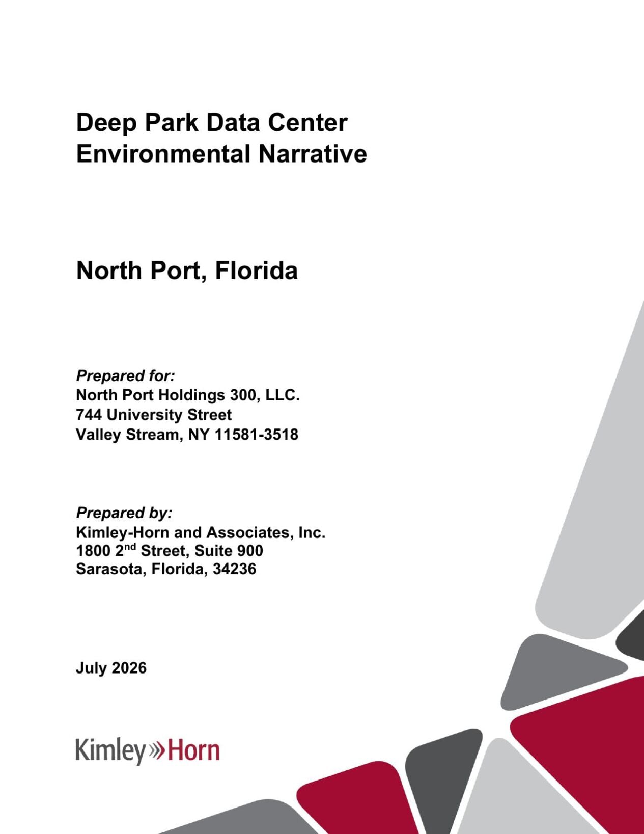 north port environmental assessment