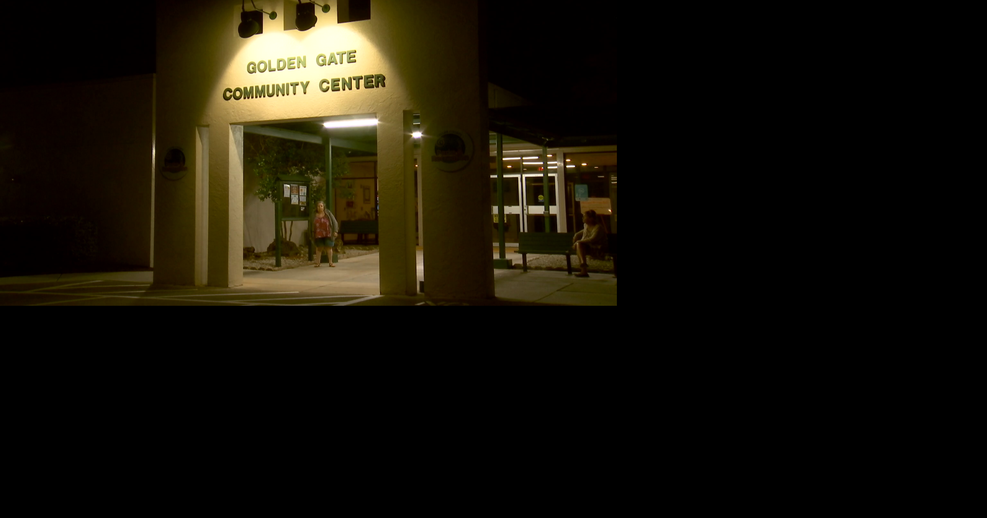 Golden Gate community center shelters evacuees from Collier County brush fire