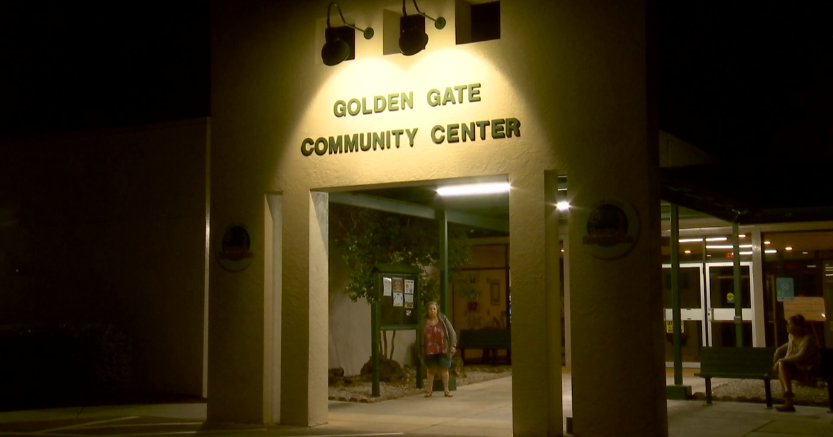 Golden Gate community center shelters evacuees from Collier County brush fire