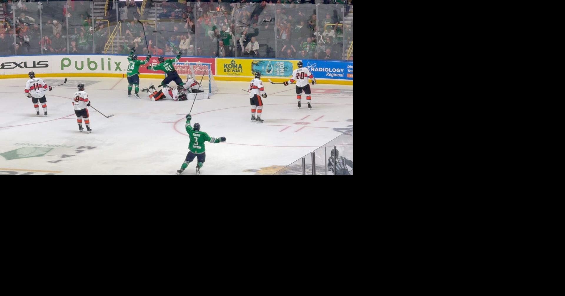 Elynuik’s OT winner lifts Everblades past Mavericks in Game 4