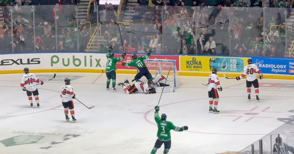 Elynuik’s OT winner lifts Everblades past Mavericks in Game 4