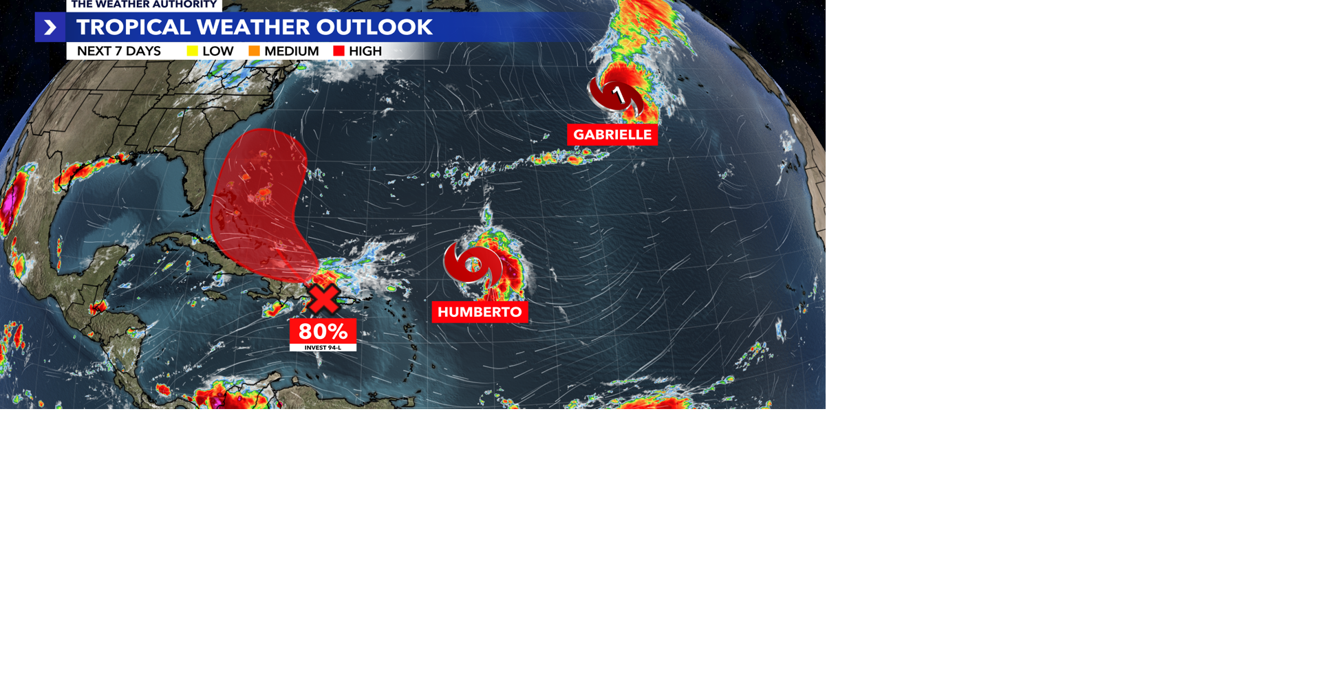 The Weather Authority is tracking 2 trouble spots in the tropics