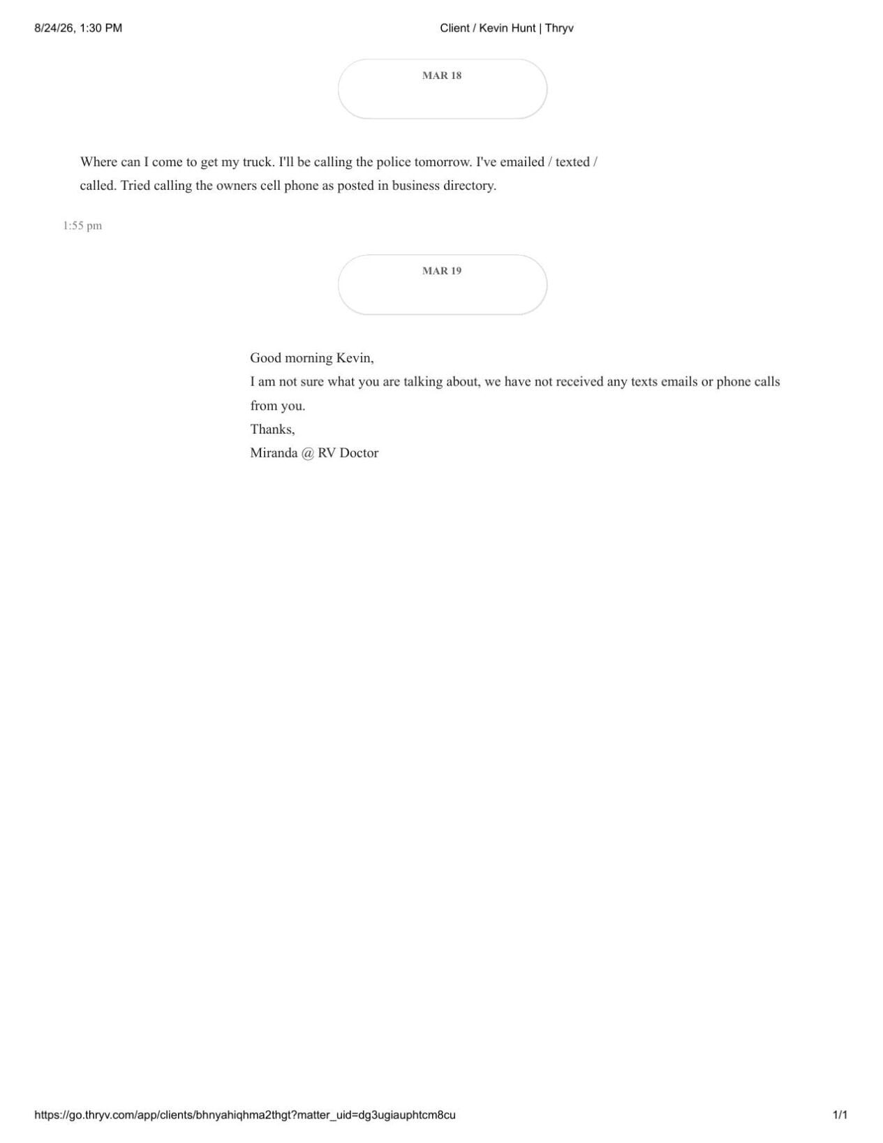 Hunt text message one.pdf