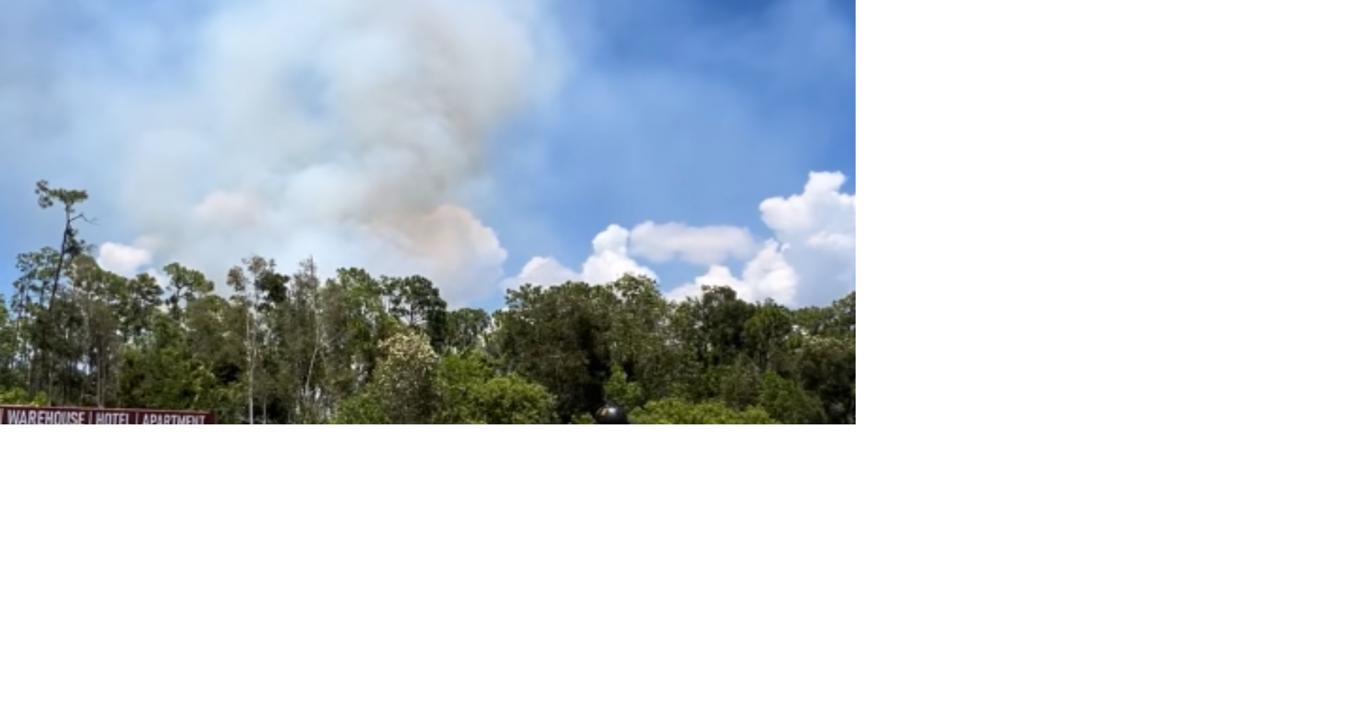 Dry June fuels 20-acre brush fire near Alico Road in Lee County