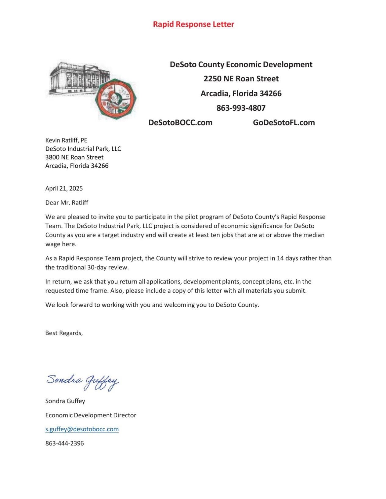 DeSoto County Economic Development