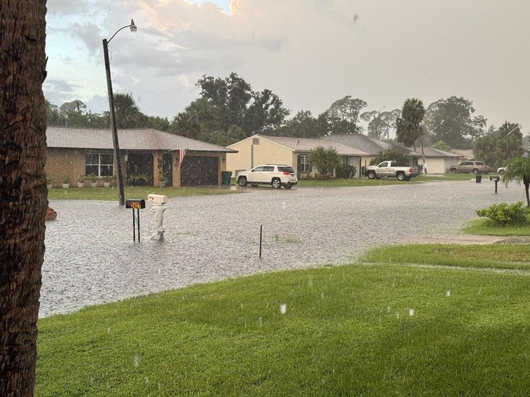 Areas of Port Charlotte flooded due to heavy rain Charlotte County