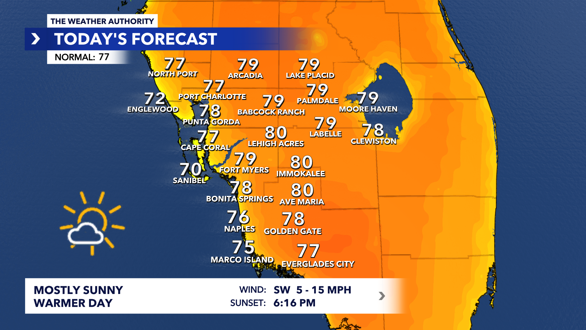 Chilly start followed by the warmest afternoon in weeks | SWFL.io
