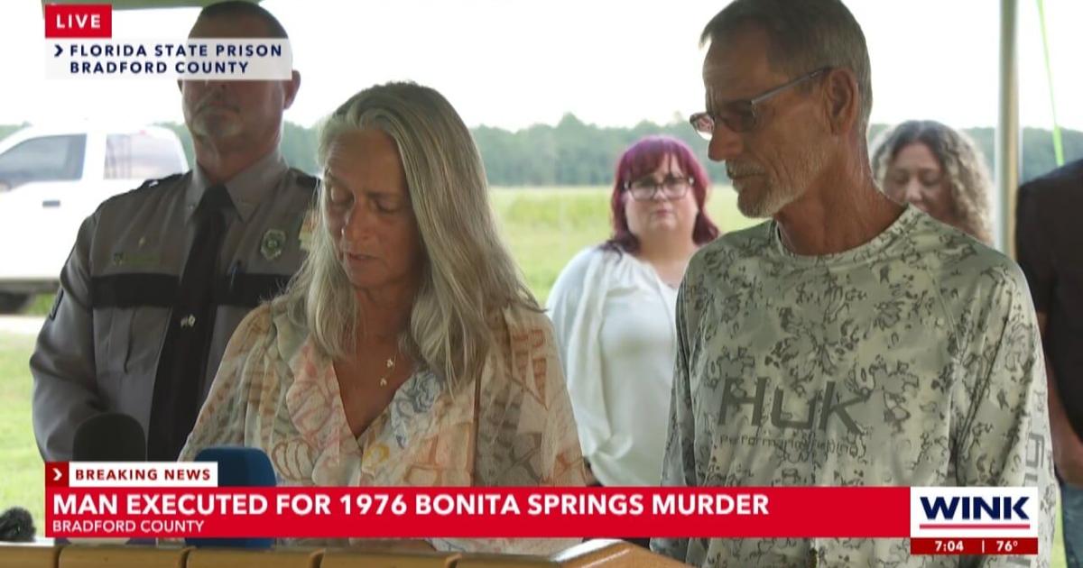 Man executed in 1976 Bonita Springs Murder