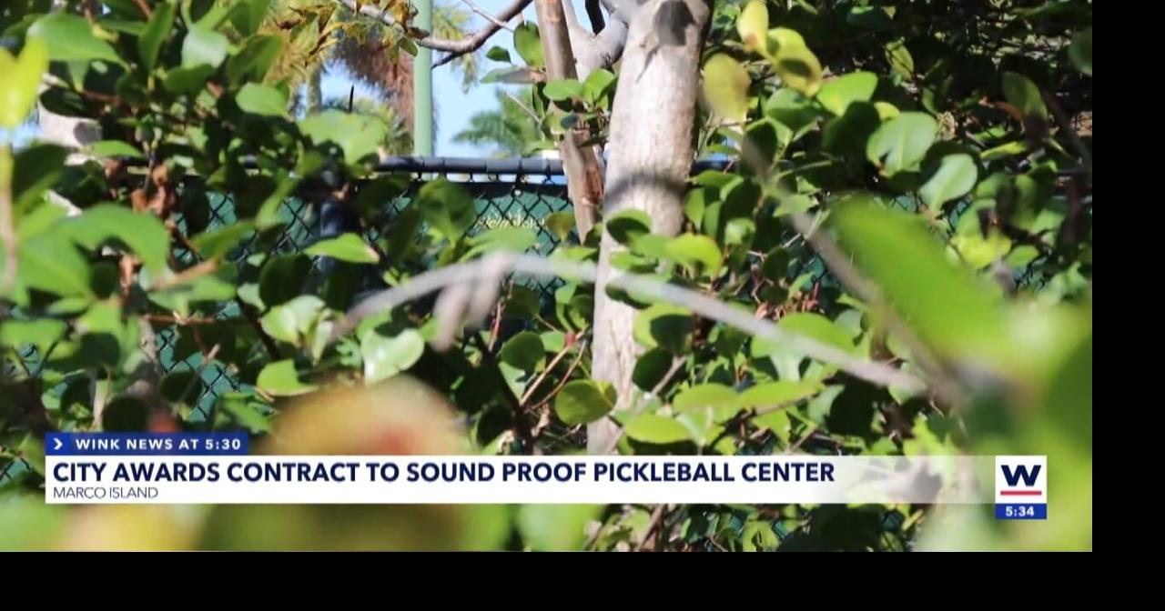 Marco Island approves $50K sound panels to quiet pickleball courts