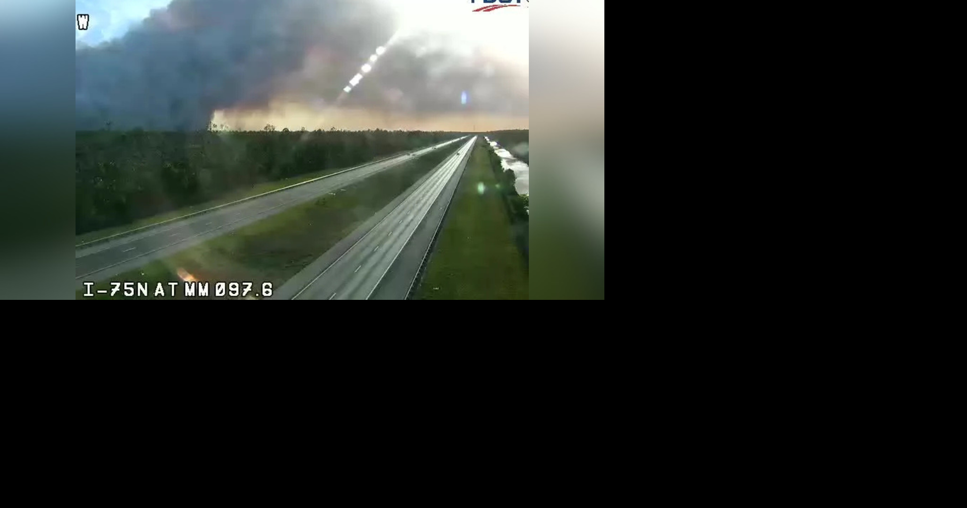 Travel Advisory: wildfire prompts safety warning for I-75 drivers