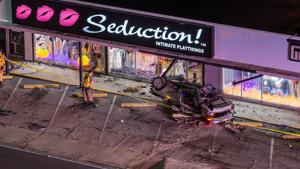 Man Faces Charges Following Crash at Fort Myers Adult Store