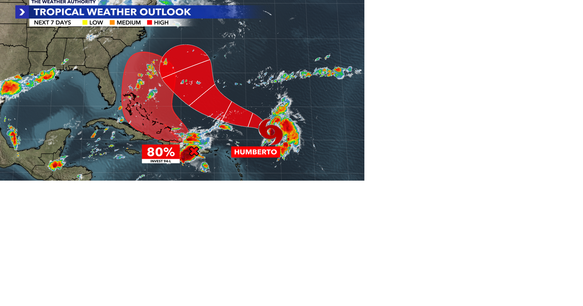 The Weather Authority is tracking 2 trouble spots in the tropics