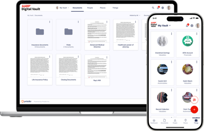 AARP secure digital vault