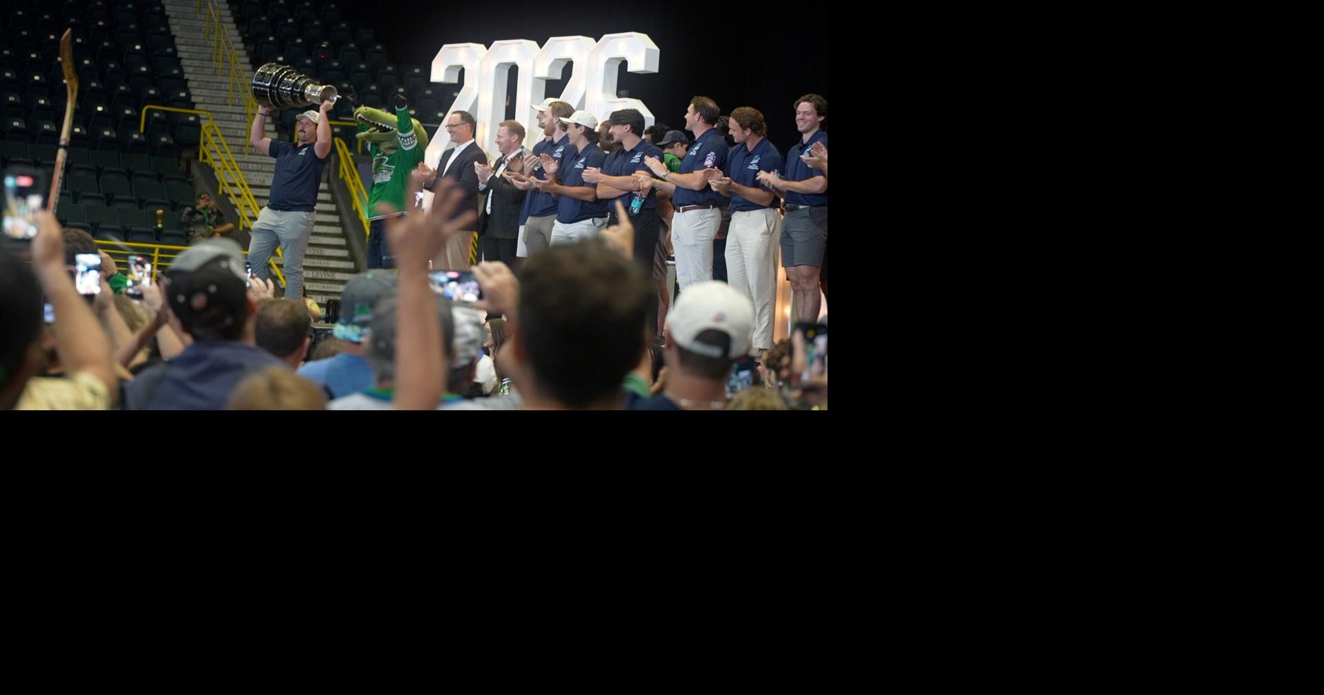 Read more“It’s back where it belongs”: Everblades fans celebrate fifth Kelly Cup