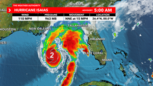 Hurricane Isaias Strengthens, Approaches Northern Gulf Coast Landfall