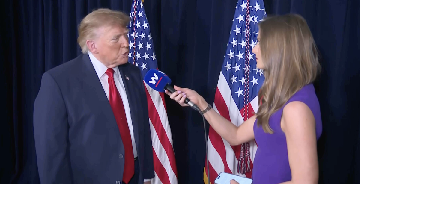 President Trump speaks exclusively with WINK News before Fort Myers rally