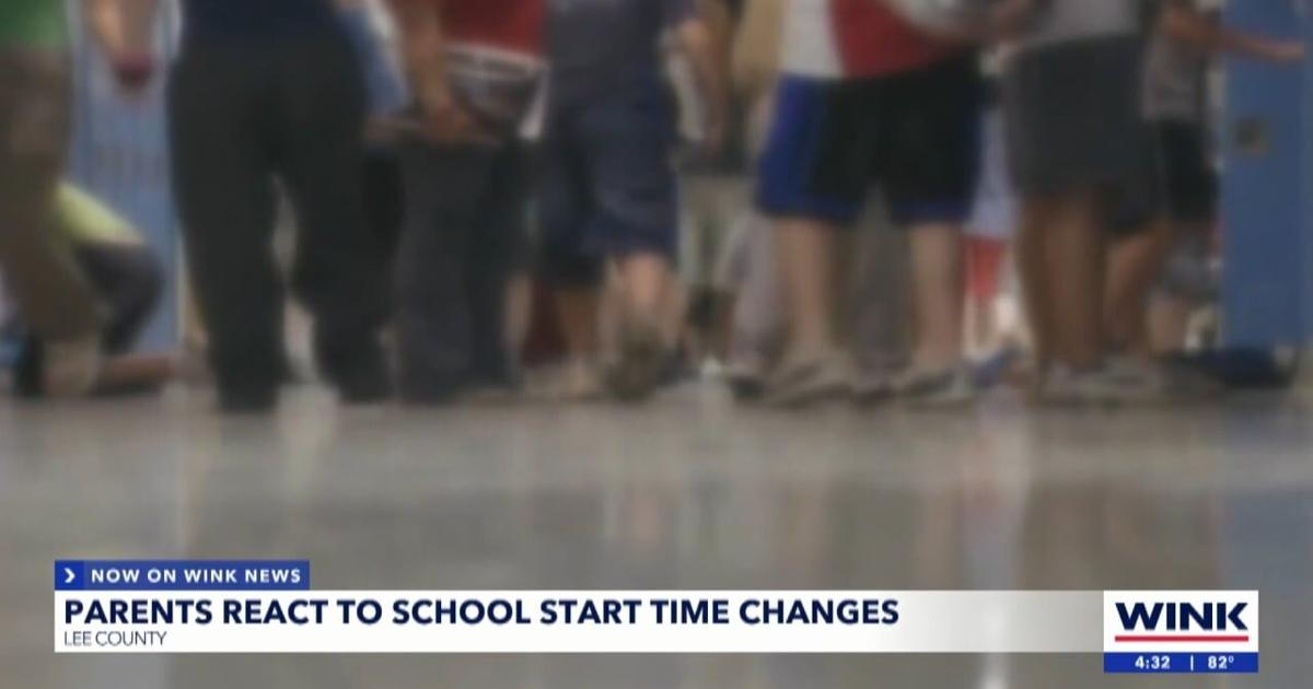 Lee County parent reacts to school start time changes News