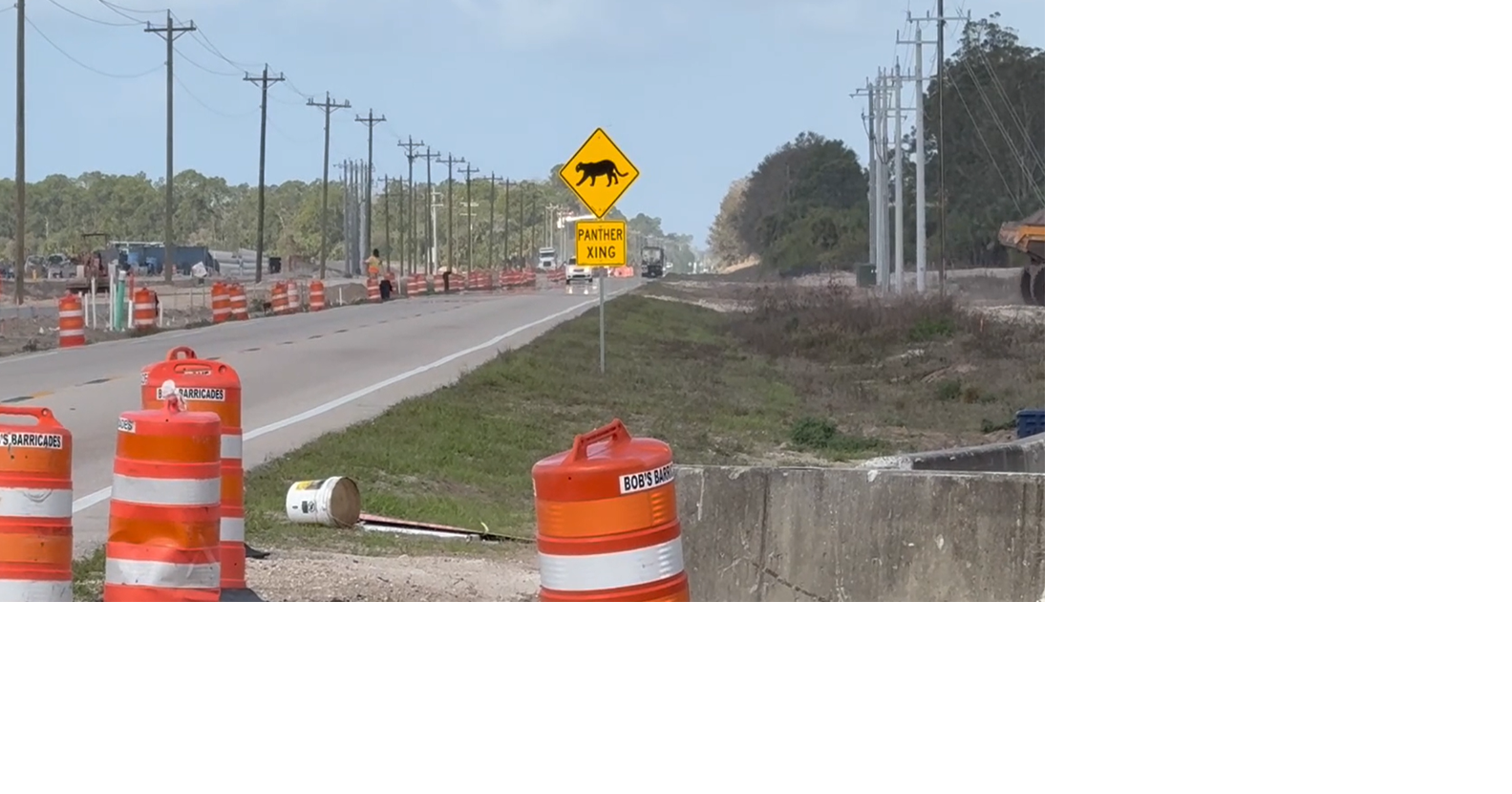 Residents concerned about construction on roadways in Estero